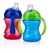 Nuby 2 Count 2 Handle Cup with No Spill Super Spout, Colors May Vary