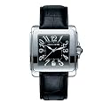 Pierre Cardin Men's Time Couture Collection Avenue Black Leather Strap Watch #PC67541.103012