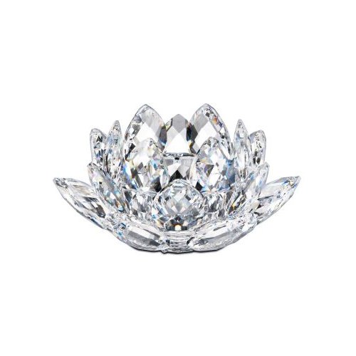 S956597: SWAROVSKI CRYSTAL WATERLILY TEA LIGHT NEW 2008