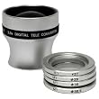 Phoenix 3x Telephoto Conversion Lens for Digital/Film Cameras & DV/Hi-8 Camcorders with 27mm, 28mm, 30mm or 30.5mm Mounting thread