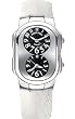 Philip Stein Small Black Dial White Calf Skin Strap 1-G-FB-CW
