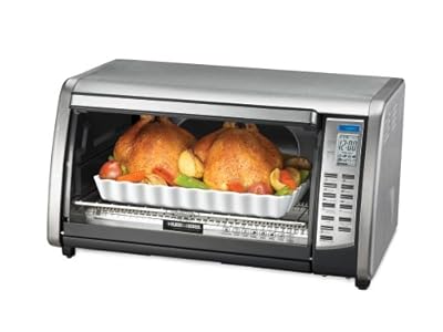 Black & Decker CTO6301 Digital Advantage Stainless-Steel 6-Slice Convection Toaster Oven