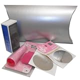 Konad Stamping Nail Art 2x Image Plate M57 Zebra + M19 French Tip + 2 way Stamper+Box + A-viva Nail Buffer