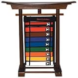 Freestanding Solid Wood 10 Belt Display