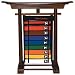 Freestanding Solid Wood 10 Belt Display