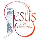 Christian Women's Sweatshirt : Jesus Is Life Choose Him - Deuteronomy 30:19-20