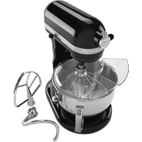 KitchenAid KP26M1XOB Professional 600 Series 6-Quart Stand Mixer, Onyx BlackKitchenAid Professional 600 Series 6-Quart Stand Mixer