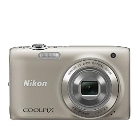 Nikon COOLPIX S3100 14 MP Digital Camera with 5x NIKKOR Wide-Angle Optical Zoom Lens and 2.7-Inch LCD (Silver)