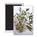 Tasmanian Blue Speedwell and Dwarf Clematis .. - 3x2 inch Fridge Magnet - large magnetic button - Magnet