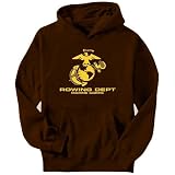 Rowing Dept Marine Corps Sports Mens Hoodie (Brown, Sizes X-Small - XXX-Large) Rowing Dept Marine Corps Sports Mens Hoodie (Brown, Sizes X-Small - XXX-Large)