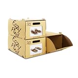 EazyFind Interlocking Storage Boxes, 8-Pack