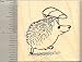 Halloween Hedgehog Candy Bandit Rubber Stamp - Wood Mounted