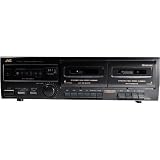 JVC TDW118BK Double-Mechanism Cassette Deck w/ Dolby B