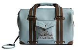 Organic Cotton Canvas Pet Carrier- Aqua