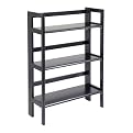 Folding 3-Shelf Unit - Black