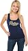San Diego Padres Women's Heather Navy Tri-Blend Tank Top