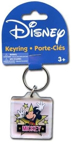WeGlow International Mickey Mouse Star Keychains (6 Keychains)