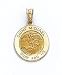 14K Rd St Michael Medallion - GHBC2099