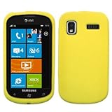 Yellow Silicone Skin / Case / Cover for Samsung Focus / SGH-I917