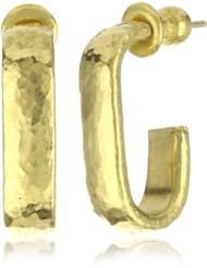 GURHAN "Hoopla" Oval Post-Hook Earrings