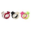 Acrylic Diamond Silhouette Rings Set of 2