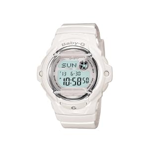Casio Baby G White Resin Digital Ladies Watch BG169R-7A