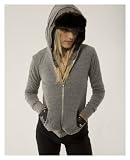 Alternative Apparel Mens Eco Long Sleeve Zip Hoodie. AA1970