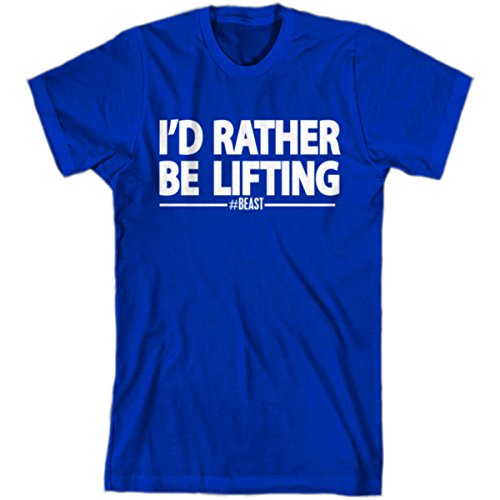 I'd Rather be lifting Gym Mode Activewear Men's Workout Clothing By Shirt Kraise