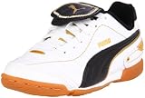Puma Esito Finale IT Soccer Cleat (Little Kid/Big Kid),White/Black/Team Gold,2.5 M US Little Kid