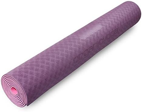 ORGANIC YOGA MAT Non-Slip High-Density Foam - 4mm Thick -Pink