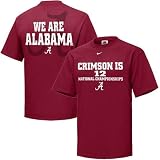 Nike Alabama Crimson Tide Crimson I Am We Are T-shirt