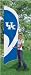 Kentucky Wildcats Tall Team Garden/House Flags 8.5 ft x 2.5 ft - NCAA Football Fan Shop Sports Team Merchandise