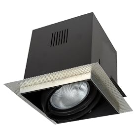 Eurofase TE221 1-Light PAR30 Square Trimless Recessed Multiple by Eurofase