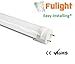 Fulight Ballast-Bypass F25T8/D LED Tube Light- T8 3FT 14W (30W Equivalent), Daylight 5000K, Double-End Powered, Frosted Cover, Works from 85-265VAC - Fluorescent Replacement Bulbs