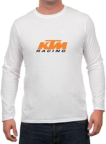 Vintage Ktm Sport Printed Customized And Regular Long-sleeve In White