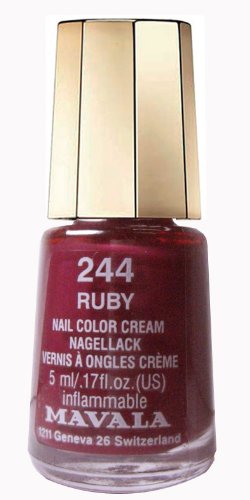 Mavala Mini Color Vernis à Ongles Crème 5 ml - Couleur : 244 : Ruby Mavala Mini Color Vernis à Ongles Crème 5 ml - Couleur : 244 : Ruby