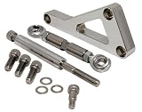 CHEVY SMALL BLOCK ALTERNATOR BRACKET SET (LWP) - CHROME