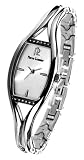 Pierre Lannier - 056G621 - Montre Femme - M&eacute;tal Chrom&eacute; avec strass - Quartz Analogique - Cadran Blanc - Bracelet M&eacute;tal Chrom&eacute;