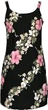 Bias Print Sundress - Paradise Lei A-Line Hawaiian Aloha Zipper Back Sun Dress - Regular Size