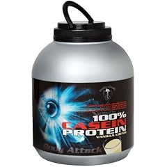 Body Attack 100% Casein Protein,Vanilla Cream, 1er Pack (1 x 1.8 kg Dose)