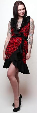 Folter Viva Ruffle Sugar Skull Dress