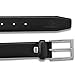 LUCHENGYI Belts for Men Leather Black Fashion Belt 44