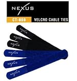 Cable Ties: Nexus Self Fastening Velcro Cable Ties CT-600 (6) Pieces 18CM
