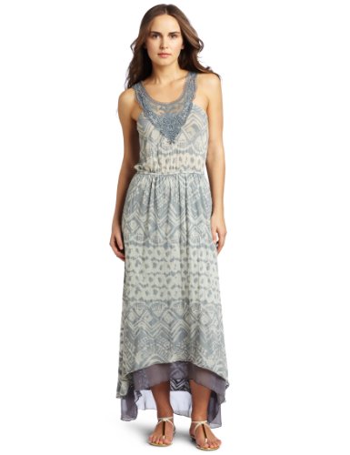 Cheap Testament Women's Crochet Applique Maxi Dress