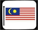 Mouse Pad with Malaysia, Malaysian, flag