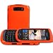 Shop4 Bright Orange Hard Hybrid Shell Case Cover for the BlackBerry 9800 and 9810 Torch Mobile Phone