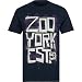 ZOO YORK Hacked Stacked Mens T-Shirt - Navy Blue