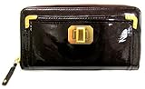 IMAGE OF Juicy Couture Patent Leather Clutch Wallet, Dark Mauve