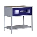 Teen Trends Nightstand - Silver/ Green