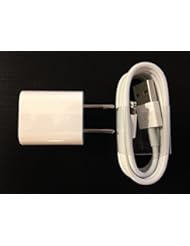 Wireless: New 100% Original Genuine Apple OEM Iphone 5 5s Lightning USB Data Cable & Wall Charger - Apple